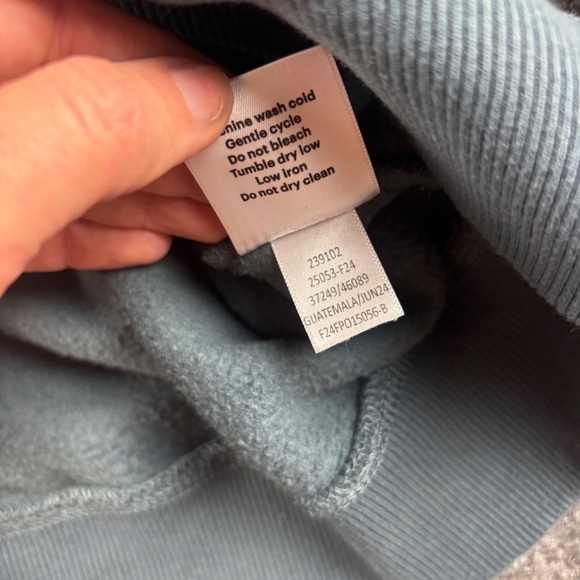 REI COOP Men’s Grey/Blue Hoodie Graphic Sweatshirt size: XSmall - Picture 6 of 7